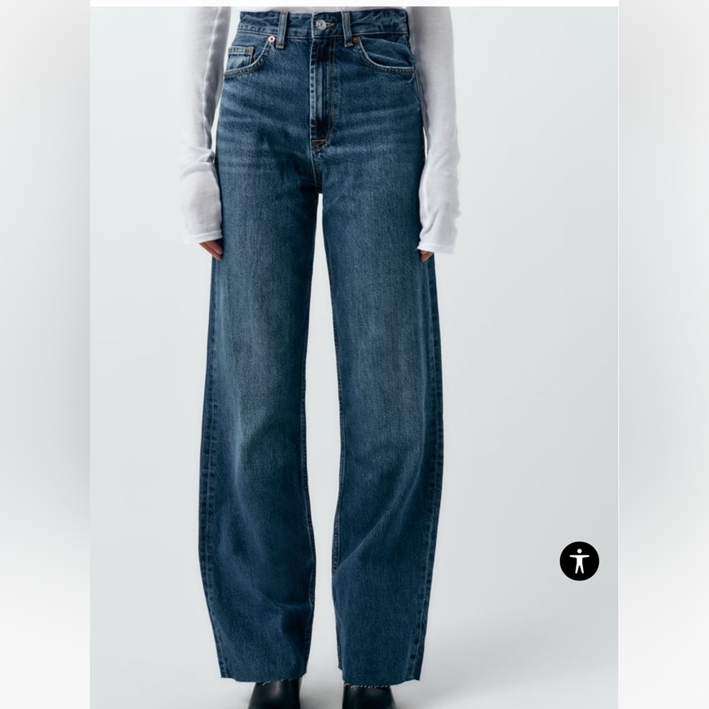 Zara wide leg jeans